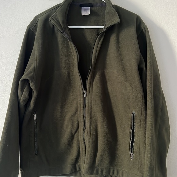 Patagonia Synchilla Mens Zip Up Size Medium Jungle Green Fleece - Picture 1 of 7